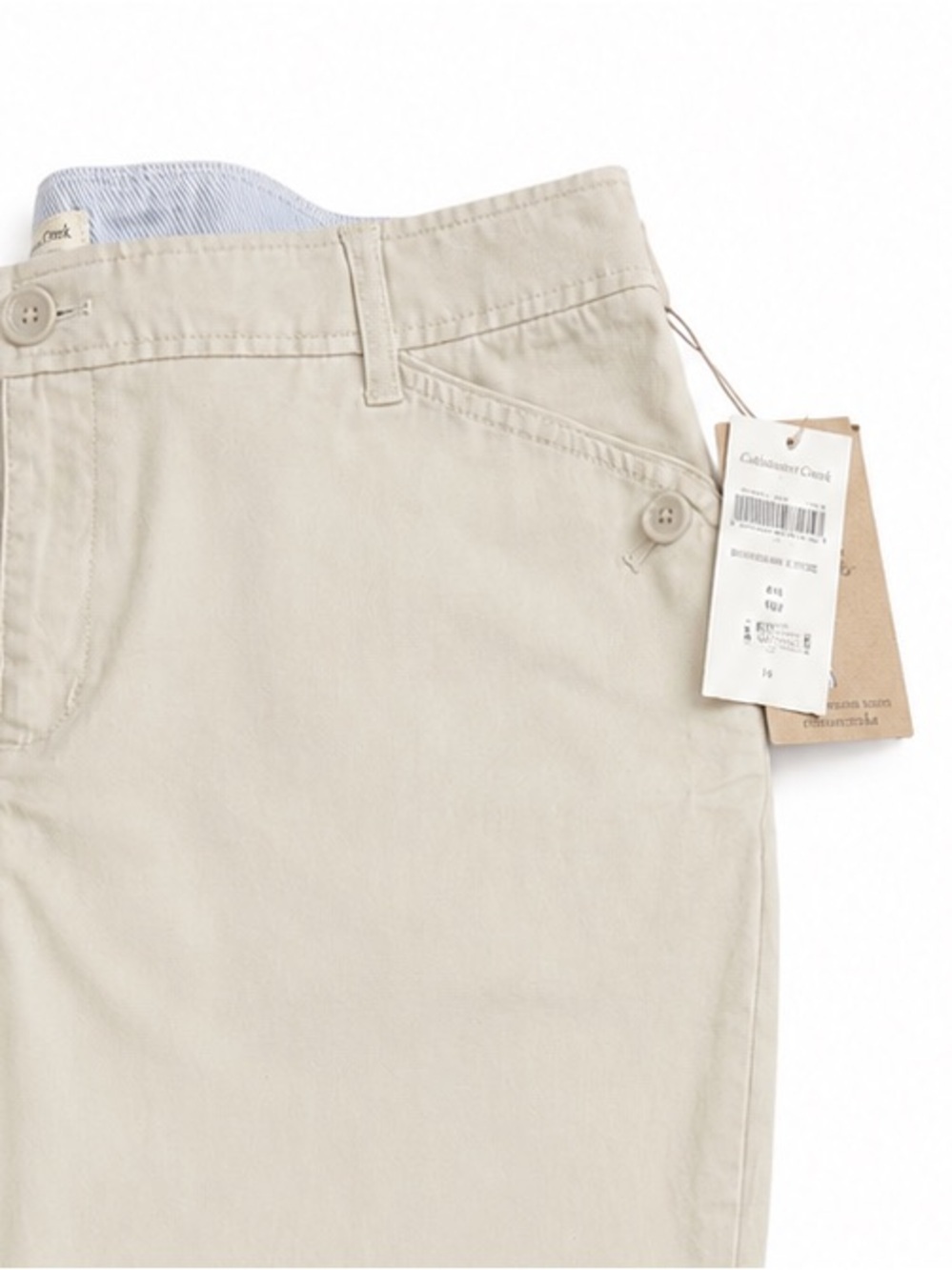 NWT-Coldwater Creek Women's Cropped Capri Pants-Size 16 - Picture 3 of 8